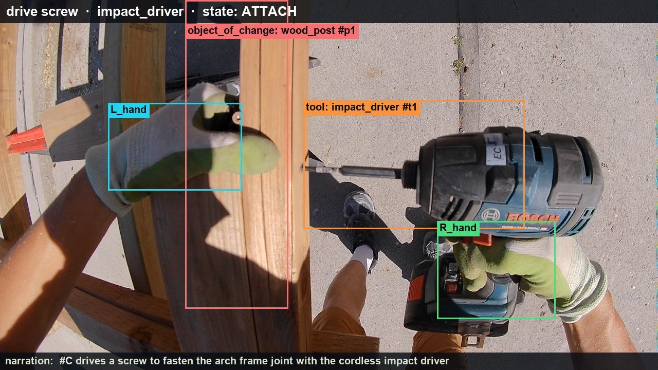 Annotated frame: drive screw