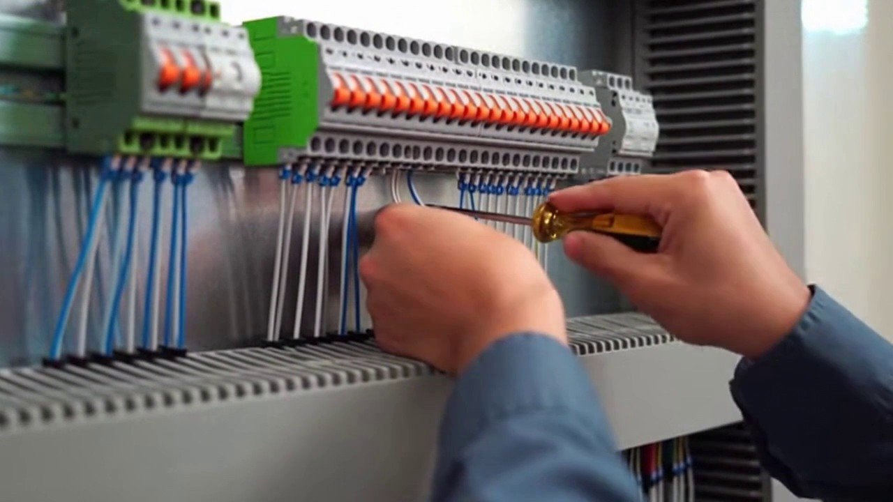 Control cabinet wiring during commissioning