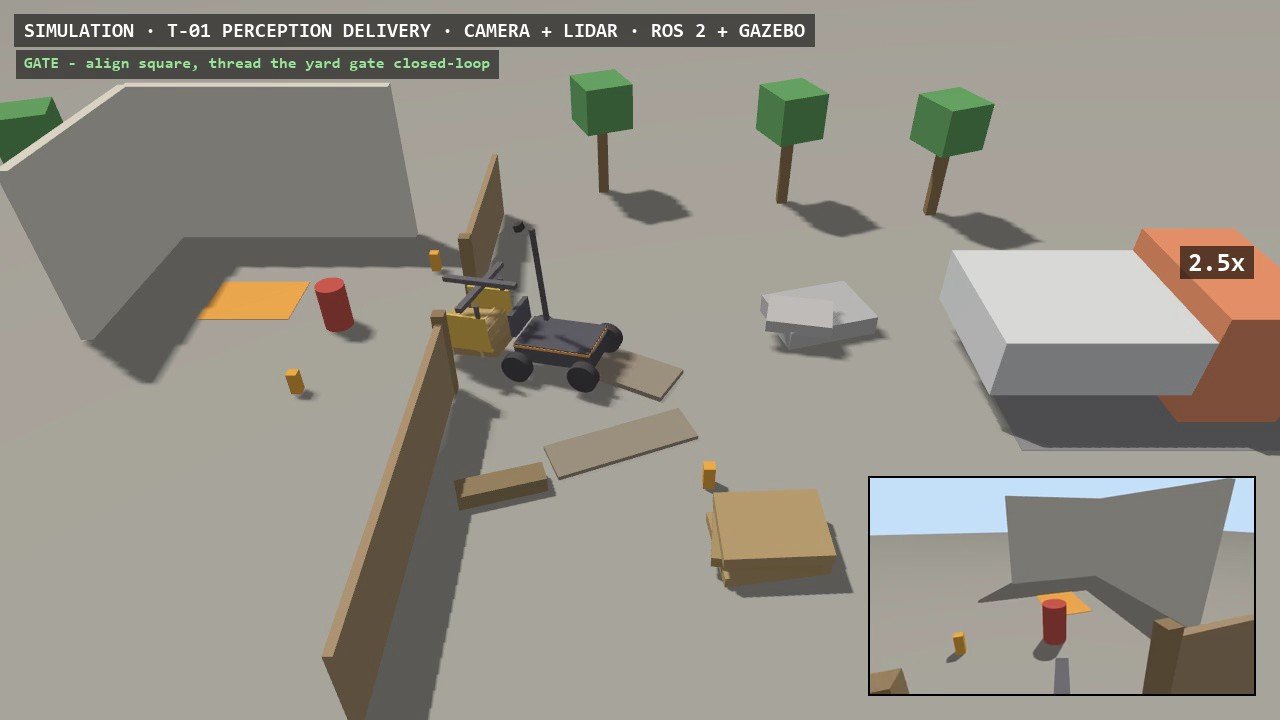 Tranno jobsite robot in Gazebo simulation